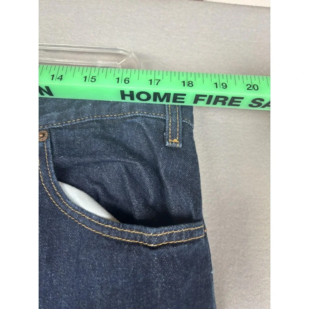 Levis Jeans Mens 38x30 Dark Wash Blue Regular Fit Straight Leg Denim Pants